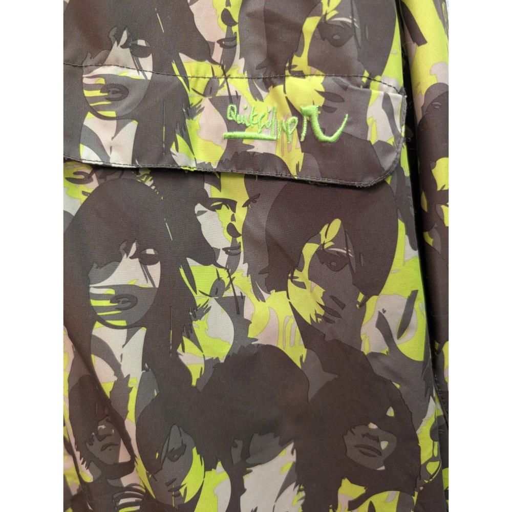NEW! Quicksilver L Overprint Multi Face Ski Jacket